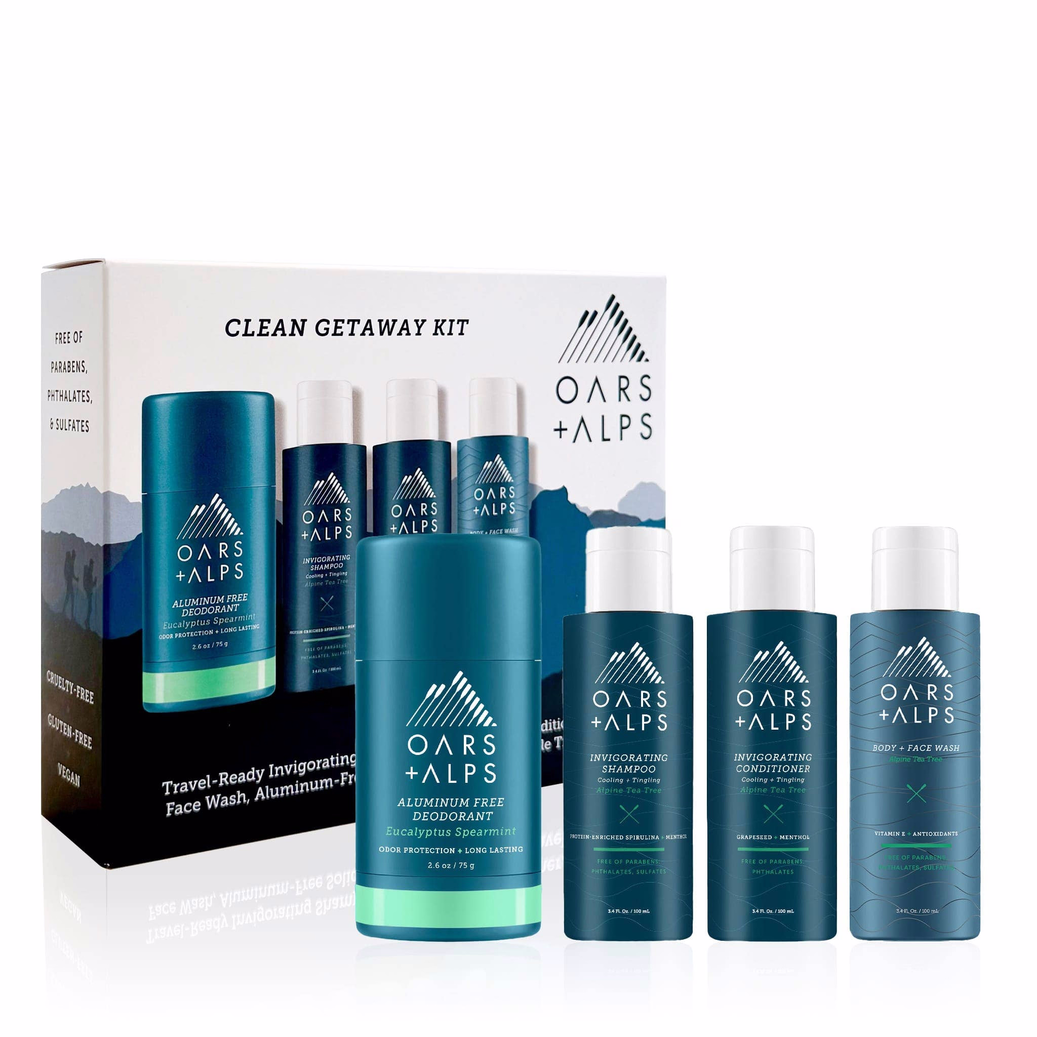 Clean Getaway Kit - Oars + Alps Travel Set